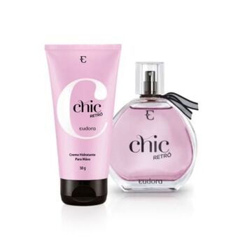 Eudora Combo retrô: colônia desodorante 95ml + creme hidratante de mãos 50g oferta