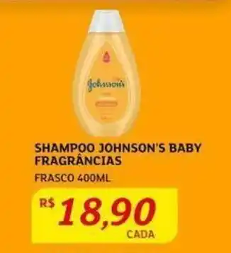 Assaí Atacadista Shampoo Johnson's Baby Frag. 400ml oferta