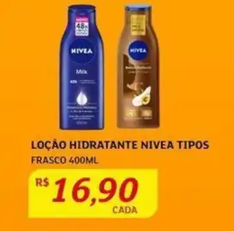 Assaí Atacadista Loção Hidratante Nivea Tipos 400ml oferta