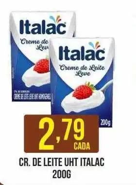 Cr. de leite uht italac