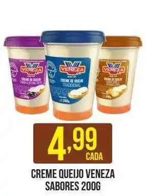 Casagrande Supermercados Creme queijo veneza sabores oferta