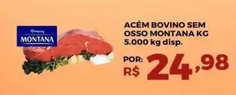 Acém bovino sem osso montana kg