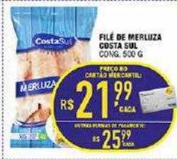 Mercantil Rodrigues Filé de merluza costa sul oferta