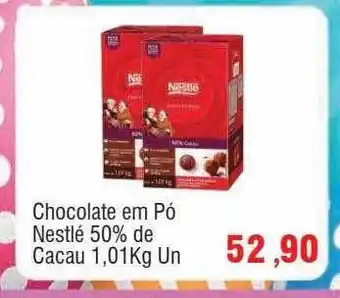 Spani Atacadista Chocolate em pó nestlé 50% de cacau oferta