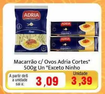 Spani Atacadista Macarrão c ovos adria cortes oferta