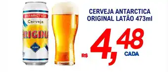 Supermercados BH Cerveja antarctica original latão oferta