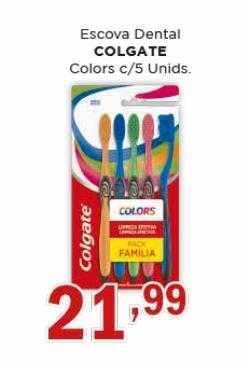 Supermercados Mundial Escova dental colgate colors c 5 unids. oferta