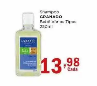 Supermercados Mundial Shampoo granado bebê varios tipos oferta