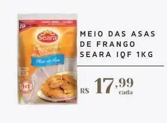 Empório Bahamas Meio das asas de frango seara iqf oferta