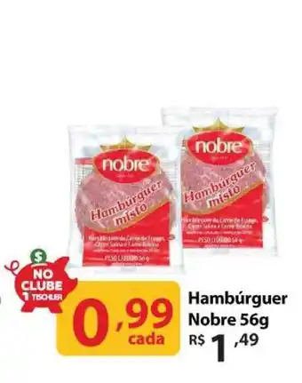 Supermercados Tischler Hambúrguer nobre oferta