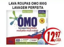 Kaçula Supermercados Lava Roupas Omo 800g lavagem perfeita oferta