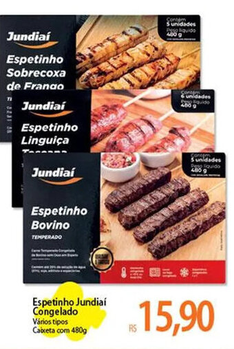 Espetinho Jundiaí cong. 480g