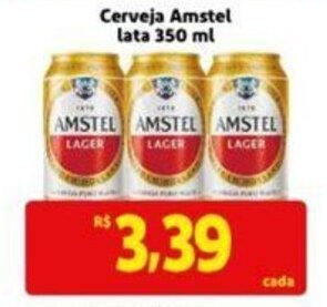 Extra Supermercado Cerveja Amstel lata 350ml oferta