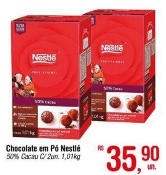 Fort Atacadista Chocolate em pó Nestlé 1.01kg oferta