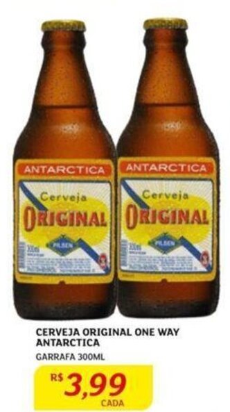 Assaí Atacadista Cerveja Original One Way Antarctica 300ml oferta