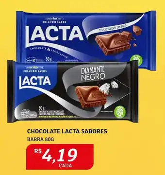 Assaí Atacadista Chocolate Lacta Sabores 80g oferta