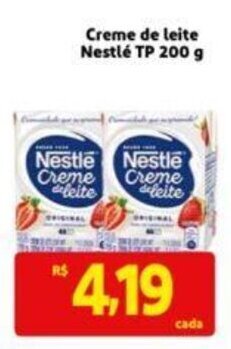 Extra Supermercado Creme de Leite Nestlé tp 200g oferta