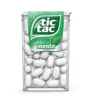 Pastilha menta tic tac 16g