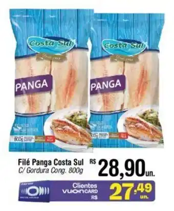 Fort Atacadista Filé Panga Costa Sul 800g oferta