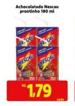 Extra Supermercado Achocolatado Nescau Protinho 180ml oferta