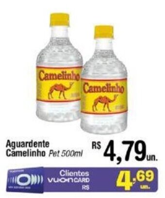Fort Atacadista Aguardente Camelinho 500ml oferta