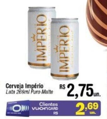 Fort Atacadista Cerveja Império 269ml oferta