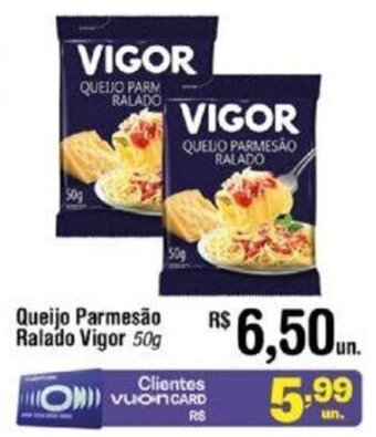 Fort Atacadista Queijo Parmesão Ralado Vigor 50g oferta