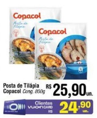 Fort Atacadista Posta de Tilápia Copacol 800g oferta
