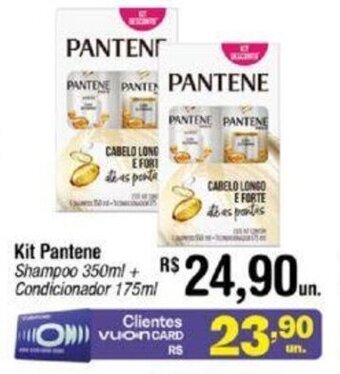 Fort Atacadista Kit Pantene Shampoo 350ml + Condicionador 175ml oferta