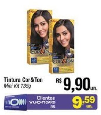 Fort Atacadista Tintura Cor&Ton Mini Kit 135g oferta