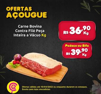 Comercial Esperança Carne bovina contra filé peça inteira a vácuo kg oferta