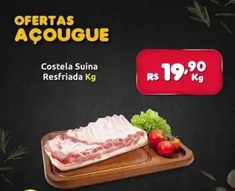 Costela suína resfriada kg