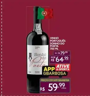 GBarbosa Vinho português sonho do poeta oferta