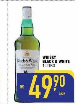 Mercantil Rodrigues Whisky black & white oferta