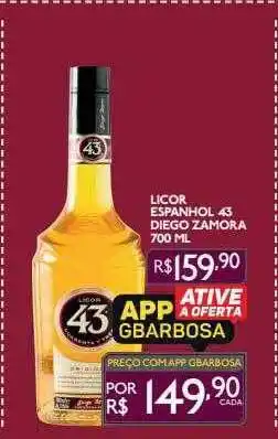 Licor espanhol 43 diego zamora