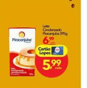 Lopes Supermercados Leite condensado piracanjuba oferta