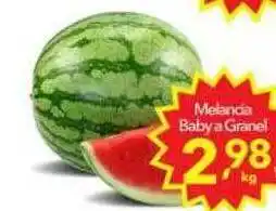 Lopes Supermercados Melancia baby a granel oferta