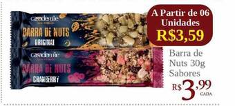 Royal Supermercados Barra de nuts sabores oferta