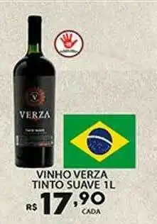 Supermercado Porecatu Vinho verza tinto suave oferta