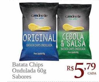 Royal Supermercados Batata chips ondulada sabores oferta