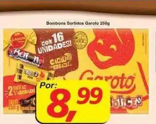 Supermercados Guanabara Bombons sortidos garoto oferta