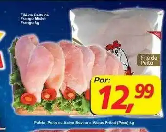 Supermercados Guanabara Filé de peito de frango mistar frango oferta