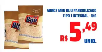 Arroz meu biju parboilizado tipo 1 integral