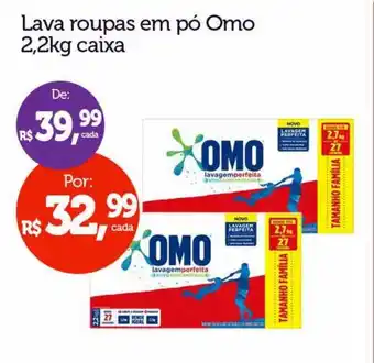 CenterBox Lava roupas em pó omo caixa oferta