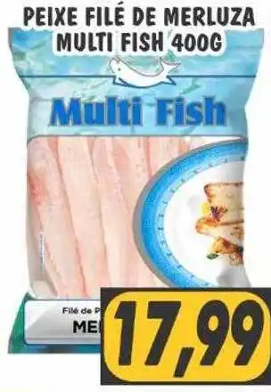 Peixe filé de merluza multi fish