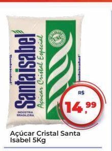 Tonin Superatacado Açúcar cristal santa isabel 5kg oferta