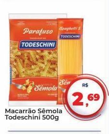 Tonin Superatacado Macarrão sêmola todeschini 500g oferta