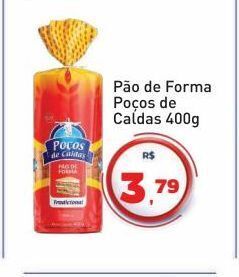 Pão de forma poços de caldas 400g