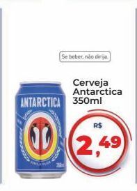 Tonin Superatacado Cerveja antarctica 350ml oferta