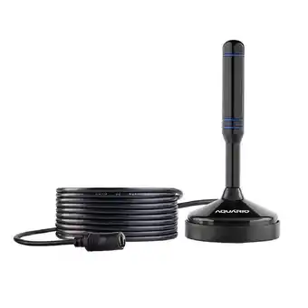 Antena interna digital vhf, uhf, fm, digital, hdtv aquário dtv-100